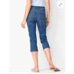 Talbots  Simply Flattering Collection Women's Size 16 Pedal Pusher Denim Capri Photo 1