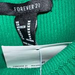 Forever 21  Jade Green Thick Ribbed Long Sleeve Bodysuit NEW M Photo 3