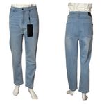 BARBELL Jeans Mom Fit Light Wash For Athletes Womens Size 29 NEW NWT Blue Photo 8