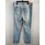 Aeropostale Women's Jeans Boyfriend Distressed Ripped Low Rise Denim Blue Size 4 Photo 9