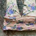 ZARA • floral halter neck ruched top NWOT• Size XL Photo 5