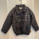 Michael Kors  Stirling Studded Quilted Ciré Popover Jacket Size XL Photo 1