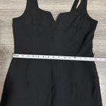 UNIQ Elegant Black Wide Leg V Neck Sleeveless Jumpsuit Women Large Photo 6