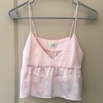 Aritzia NWOT Wilfred Babydoll Lover Satin Camisole Cropped Photo 4