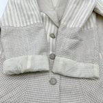 Brandon Thomas Womens Skirt Set Size 14 Linen Ramie Patchwork Coastal Career Tan Photo 12