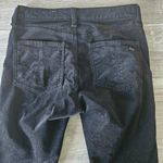 Rag and Bone High Rise Ankle Skinny Black Velvet Women's 27 Photo 1