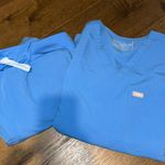 FIGS Capri Blue Scrub Set Photo 2