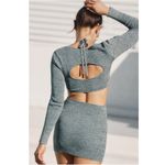 Solid & Striped The Tilly Dress Ribbed Cut-Out Bodycon NWT Size Medium Photo 2