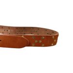 American Heritage Amsterdam Heritage Cognac Brown Leather Belt Women’s Size M (95 CM) Studded Photo 3