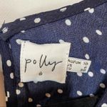 Princess Polly Navy Polka Dot Dress Size 6 Photo 5