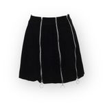 Deadstock: new Valfre ꥟ Lasso Mini Skirt ꥟ Black ꥟ Silver Zippers All Over ꥟ M ꥟ Size M Photo 5