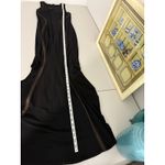 Cache  Black Nude Mesh Illusion Panels Back Formal Long Maxi Dress Mermaid Gown 4 Photo 6