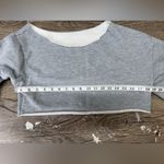 Alo Yoga  Cropped Barre Shoulder Coverup in Heather Gray size medium Photo 5