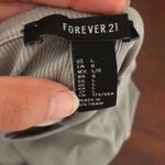 Forever 21 Cute Worn Gray Short Sleeve Crop Top Photo 6