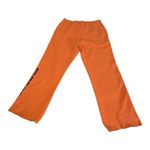 PINK - Victoria's Secret Victoria’s Secret PINK Wide Leg Sweatpants Women’s M Coral Athleisure Cozycore Photo 3