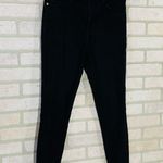frame denim Frame Ali High Rise Cigarette Skinny Jeans in Noir Black Size 25 Photo 5