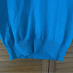 Banana Republic  Women’s Turquoise Silk V-Neck 3-QTR Sleeve Sweater Sz XS Photo 3