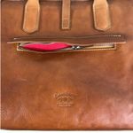 CAVALCANTI Italian Designer Leather Satchel Shoulder Bag Brown Luxury Timeless Photo 6