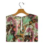 Show Me Your Mumu  Romper Women Large Green Pink Paisley Palace Rowdy‎ Romper Photo 5