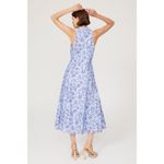 Sachin + Babi  Casey Blue Floral Sleeveless Belted Button Up Midi Shirt Dress 4 Photo 2