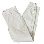 Spanx Stretch Twill Cargo Jogger Pants in Parchment Cream Size Large Photo 8