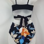 Cupshe New Women’s  1pc Floral Swimsuit Black Size Medium Photo 6