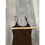 SKIMS  Fits Everybody‎ Slip Dress Short Cocoa Brown Sleeveless Kim Kardashian XL Photo 5