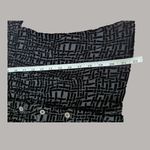 French Connection Vintage  Velvet Burnout Sheer Top Black Y2K Bella Hadid Photo 9