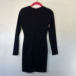 Nasty Gal EUC Black Long Sleeve Lace Up Front Mini Dress sz S Photo 7