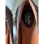 Clarks  Artisan Pumps Womens Heels Size 7.5 Brown Suede Bow Cushion 2.5" Heel Photo 1
