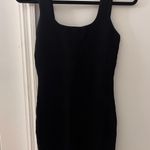 Amazon Black Ribbed Dress Photo 1