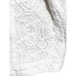 John Paul Richard Embroidered Floral Zip Jacket Womens L Chic Moto Quiet Luxury White Size L Photo 3