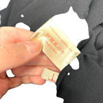 Marni Black Silk Tie‎ Neck Crochet Hem Short Sleeve Dress Size 40 US 4 Photo 9