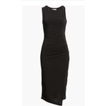 Socialite  Twist Shoulder Body-Con Dress Size Small Black Photo 5