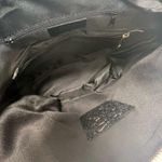 Giorgio Costa Black Floral Embossed Leather Top Zip Satchel Photo 5