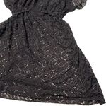 Becca by Rebecca Virtue Womens Empire Waist Dress Black Beach Cover Size XL Photo 3