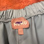Show Me Your Mumu Satin Light Blue Stretchy Shorts Size 2X Photo 2
