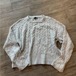 1. State  Gray Cable Knit Sweater Photo 1