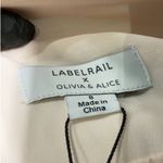 Alice + Olivia  Cream Double-Breasted Blazer Photo 2