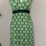 Max Studio Green Spring Floral Halter Dress Photo 0