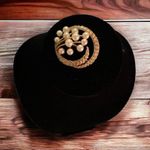 Trifari 60s  Gold Swirl Spiral Pearl Brooch Photo 0