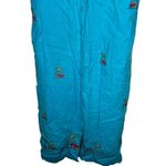 Vintage‎ Erika Dresses Linen Blend Dress Blue Size 16 Photo 3