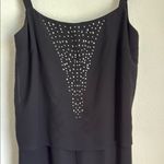 Patra Black Elegant Jumpsuit with Lace Overlay Size 14 Photo 2