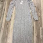 Almost Famous  Gray Maxi Dress NWT Photo 0