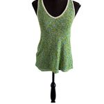 Free People  Floral Green Sleeveless Top Photo 1