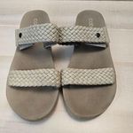 {12} Cobain Women's Braided Bounce Sandal Beige Cream Tan Photo 0
