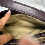 Etienne Aigner VTG WOVEN JUTE/LEATHER PURSE ADJUSTABLE STRAP 12x7x4 PREOWNED Photo 7