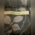 Enza Costa, black chiffon floral asymmetrical skirt, size S/M Photo 5