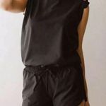 ALBION FIT Albion Black Sleeveless Romper Playsuit Medium Casual Jumpsuit‎ Photo 0