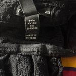 Fang Y2K Vintage Sheer Lace Dark Coquette grunge blouse Womens Large Black Photo 4